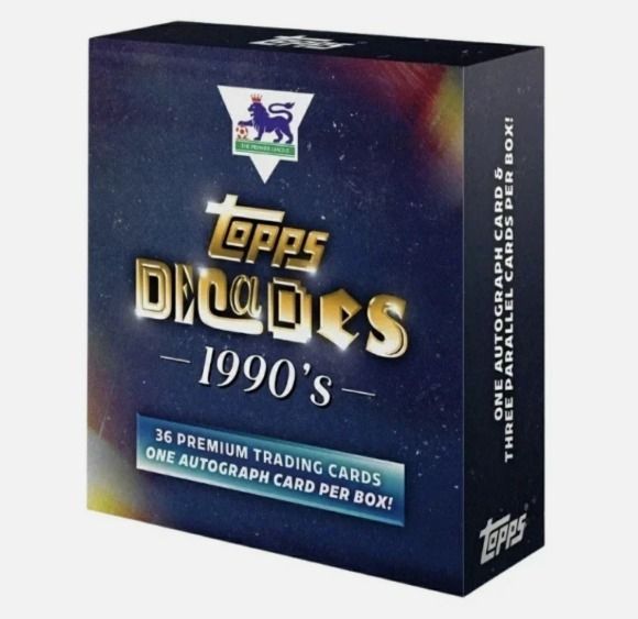 Topps X2 SPOTS Topps Premier League 1990'S Trading Cards Box product image